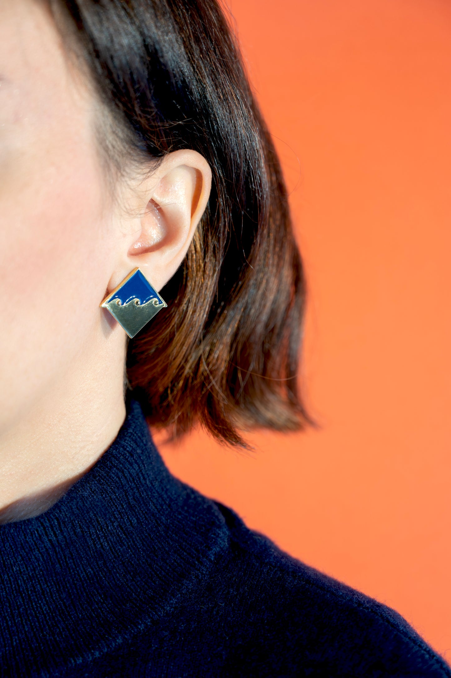 Orecchini Onde Oltremare