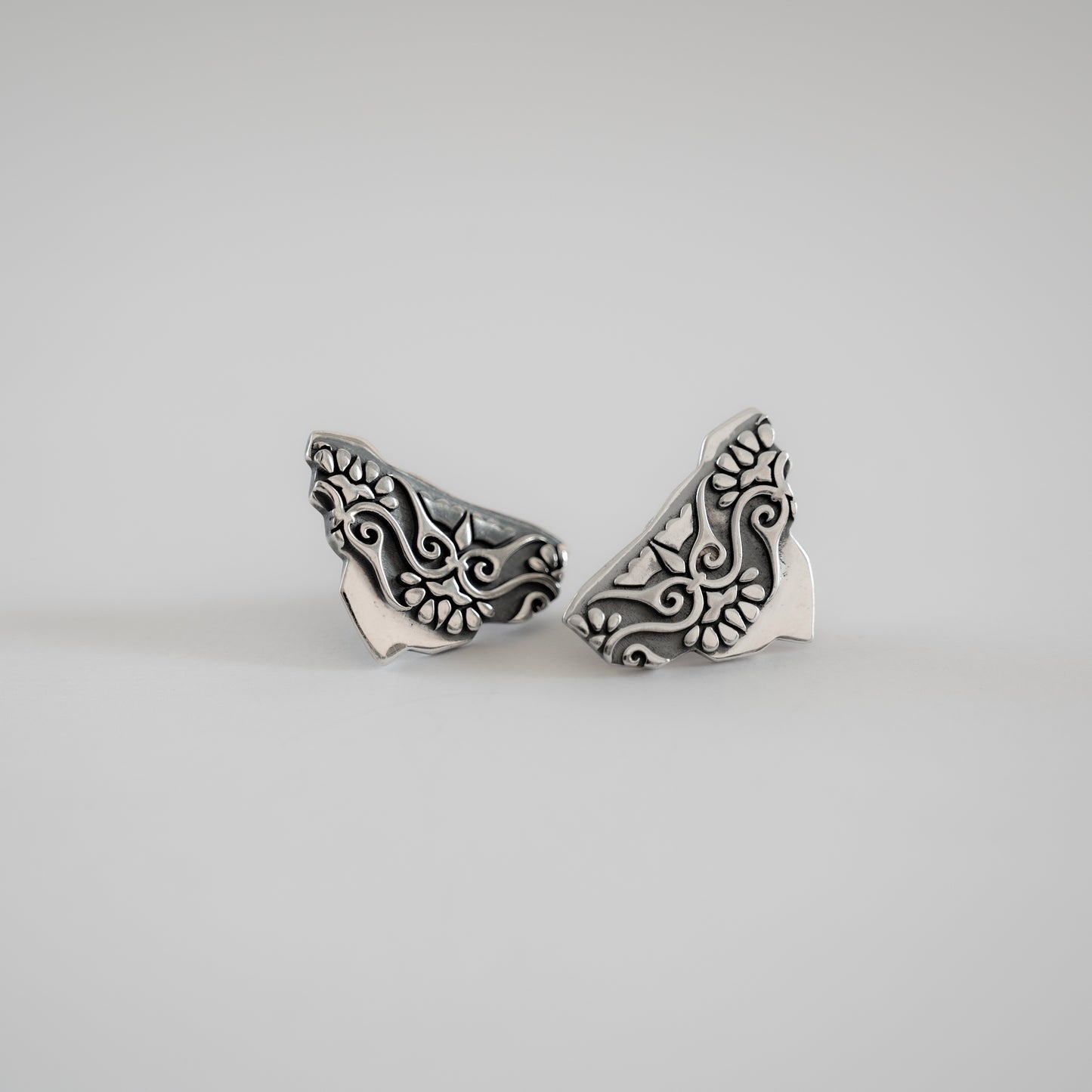 Fragmenti Earrings - Silver