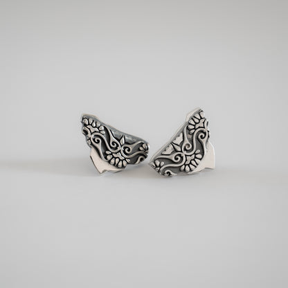 Fragmenti Earrings - Silver