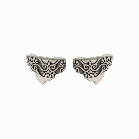 Fragmenti Earrings - Silver